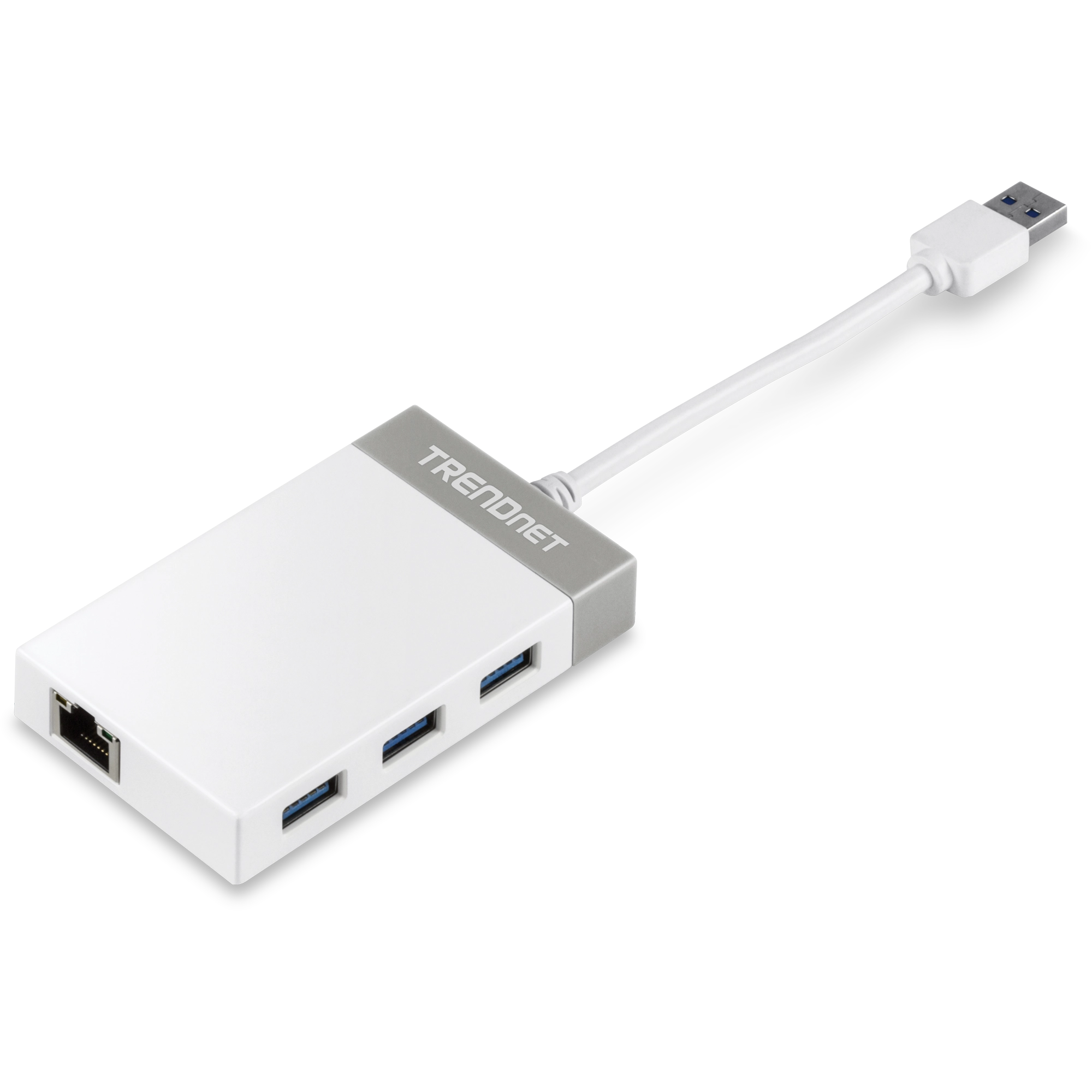 TRENDNET - TU3-ETGH3 - USB 3.0 to Gigabit Ethernet Adapter + USB Hub
