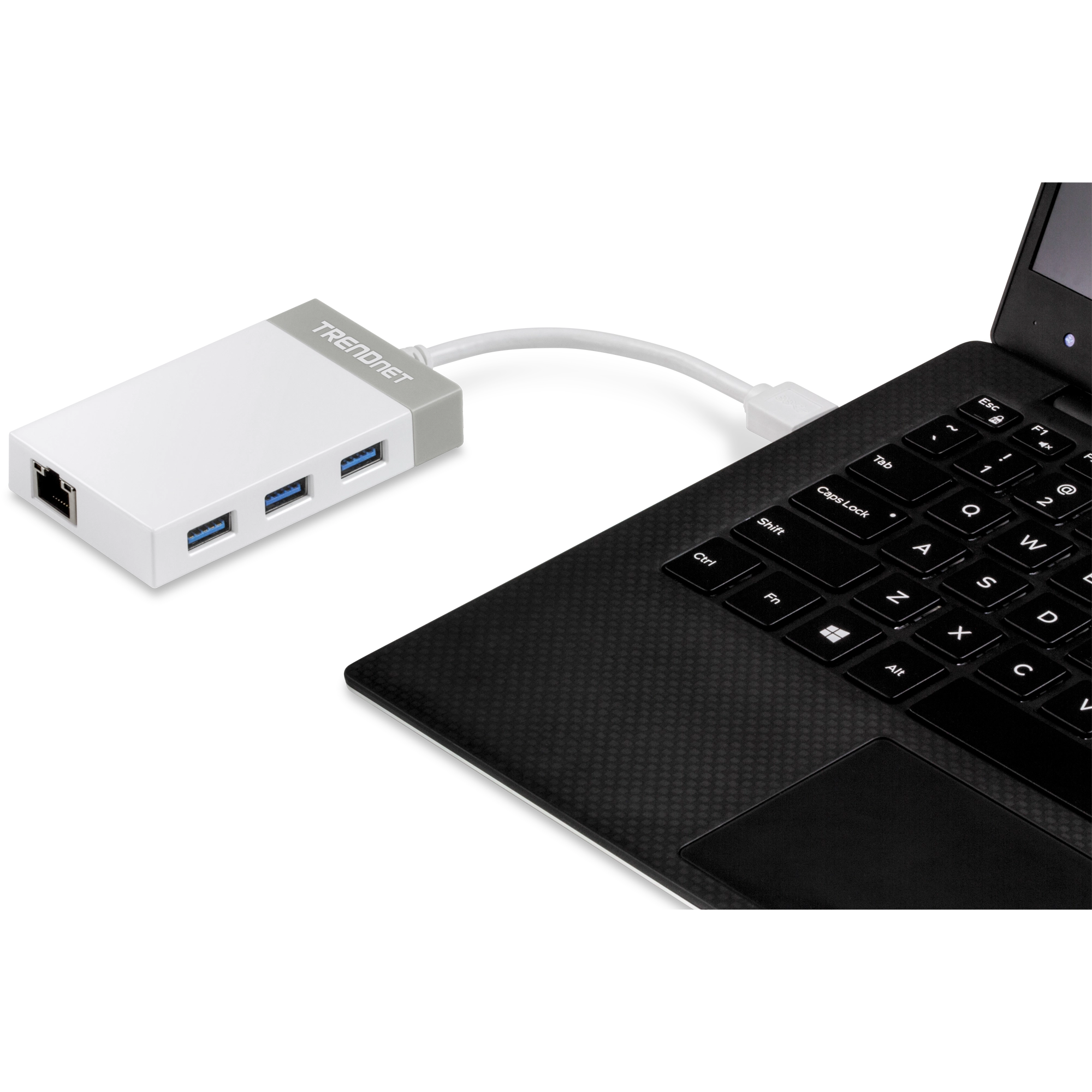 TRENDNET - TU3-ETGH3 - USB 3.0 to Gigabit Ethernet Adapter + USB Hub