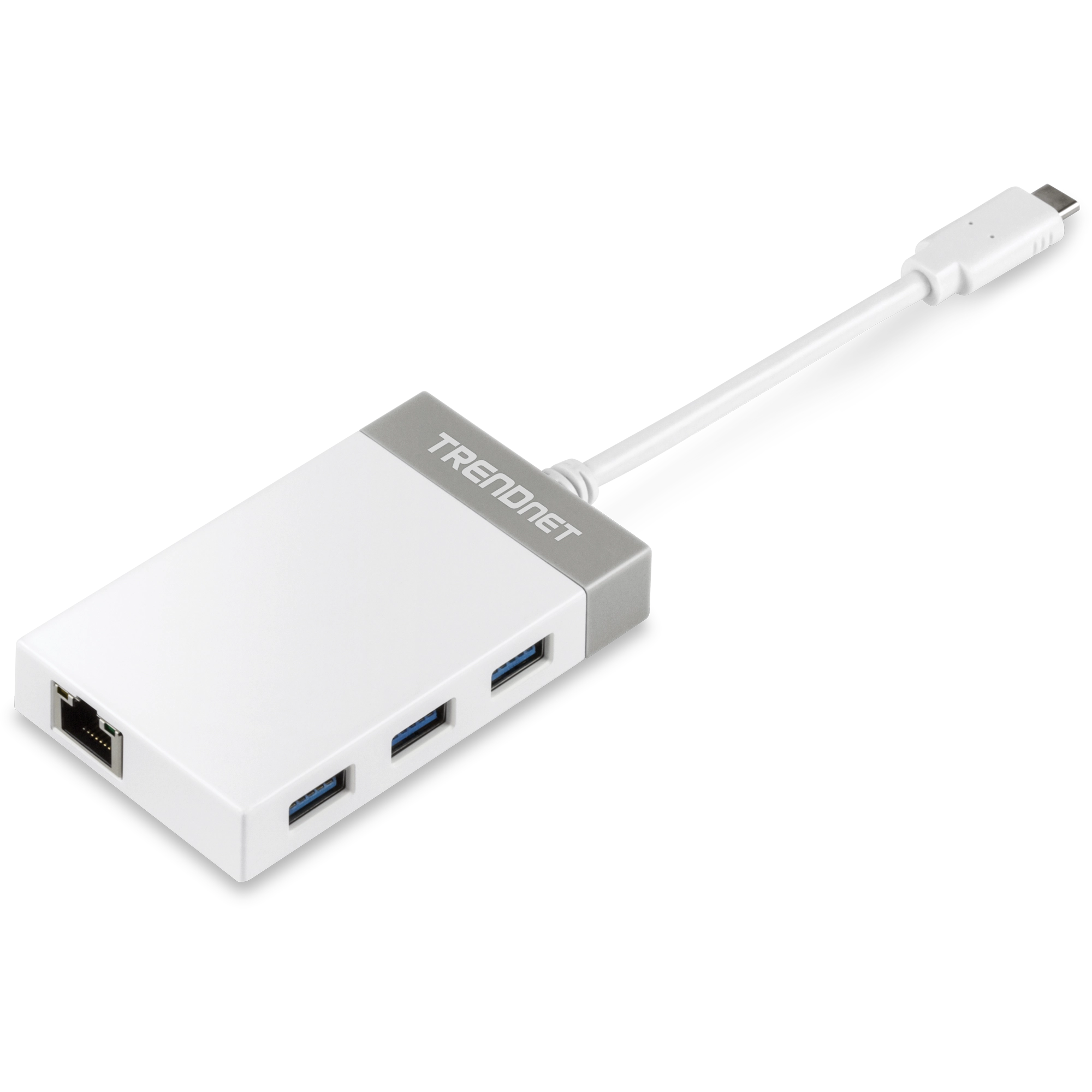 TRENDNET - TUC-ETGH3 - USB-C to Gigabit Ethernet Adapter + USB Hub