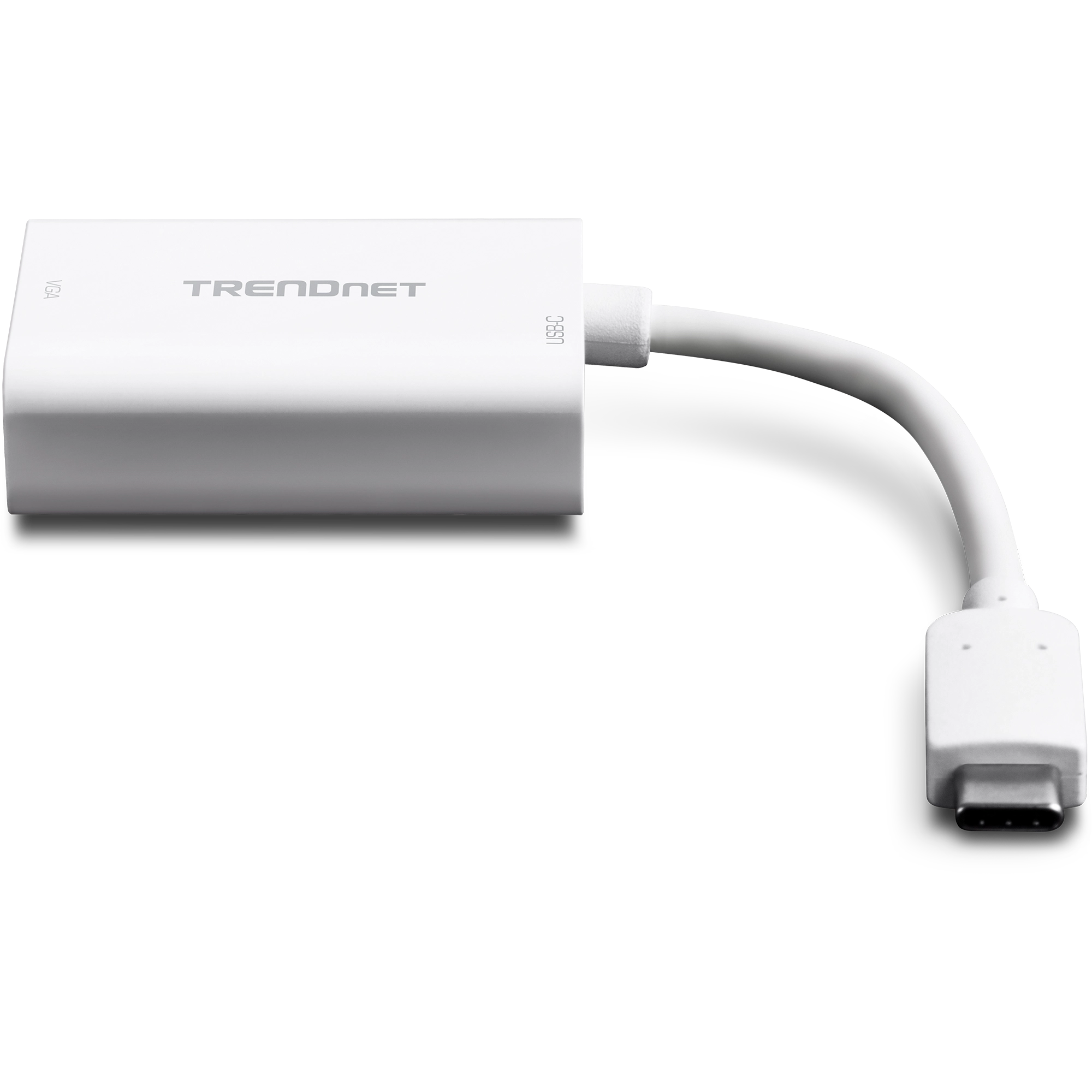 TRENDNET - TUC-VGA2 - USB-C to VGA HDTV Adapter with PD support