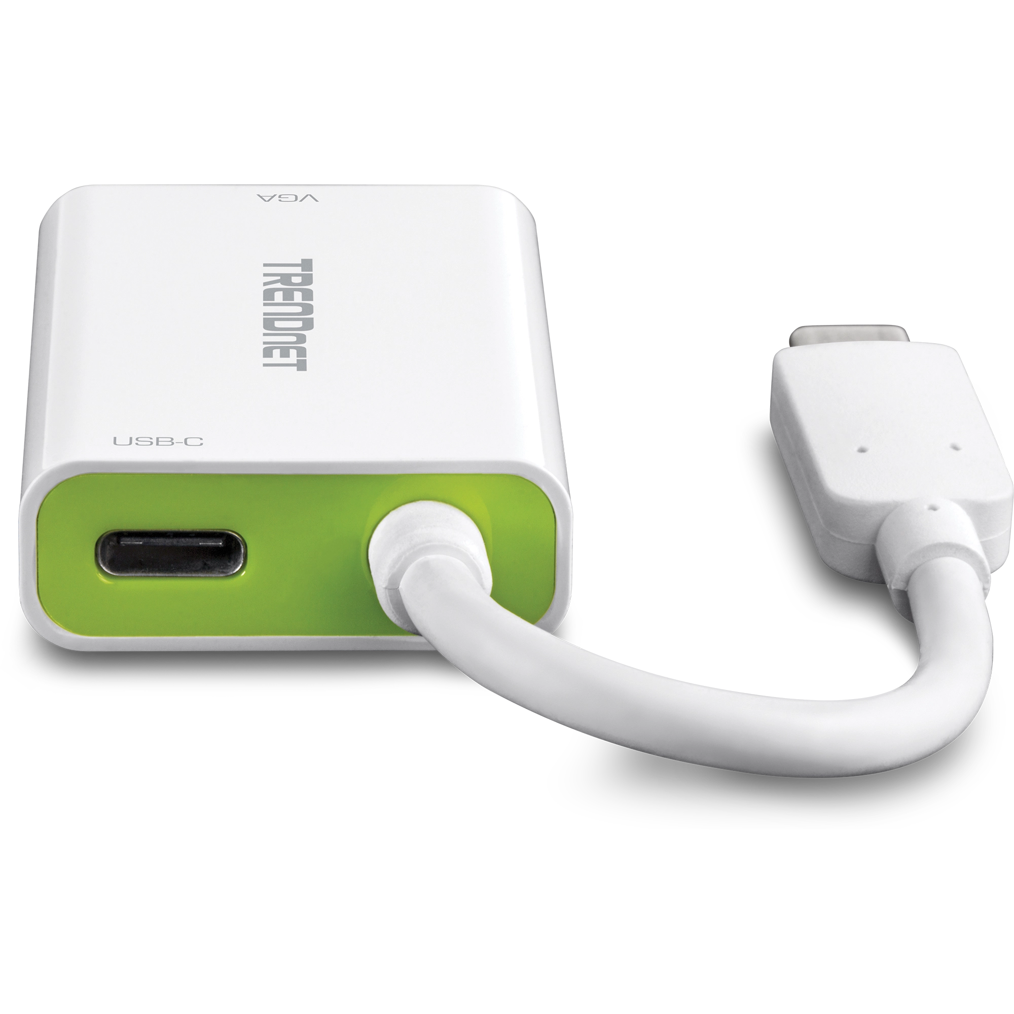 TRENDNET - TUC-VGA2 - USB-C to VGA HDTV Adapter with PD support