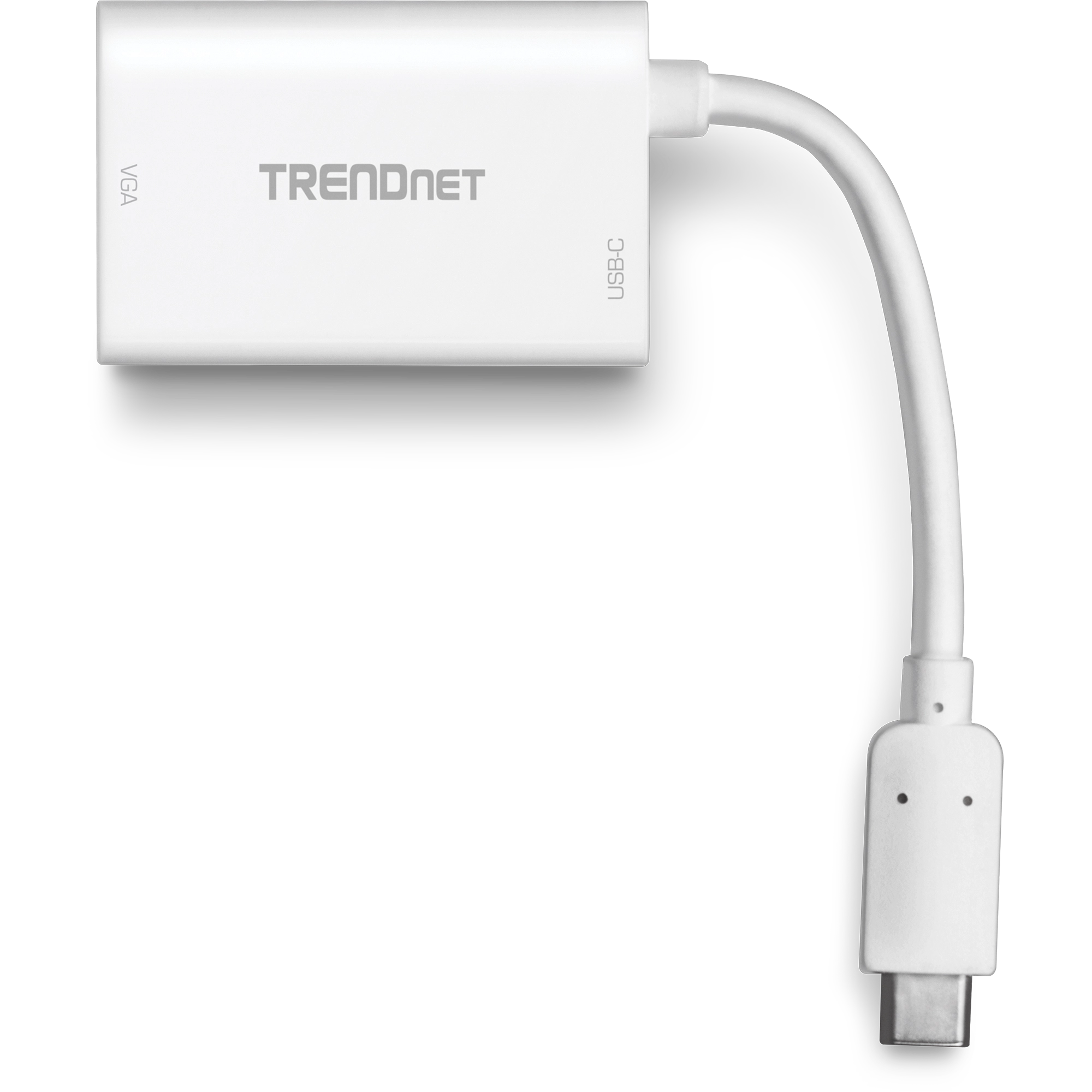 TRENDNET - TUC-VGA2 - USB-C to VGA HDTV Adapter with PD support