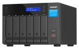 QNAP - TVS-h674-i3-16G-US - QNAP Ultra-High Speed 6 Bay NAS. Intel Core i3-12100 4C/8T Processor, 16GB RAM DDR4 RAM