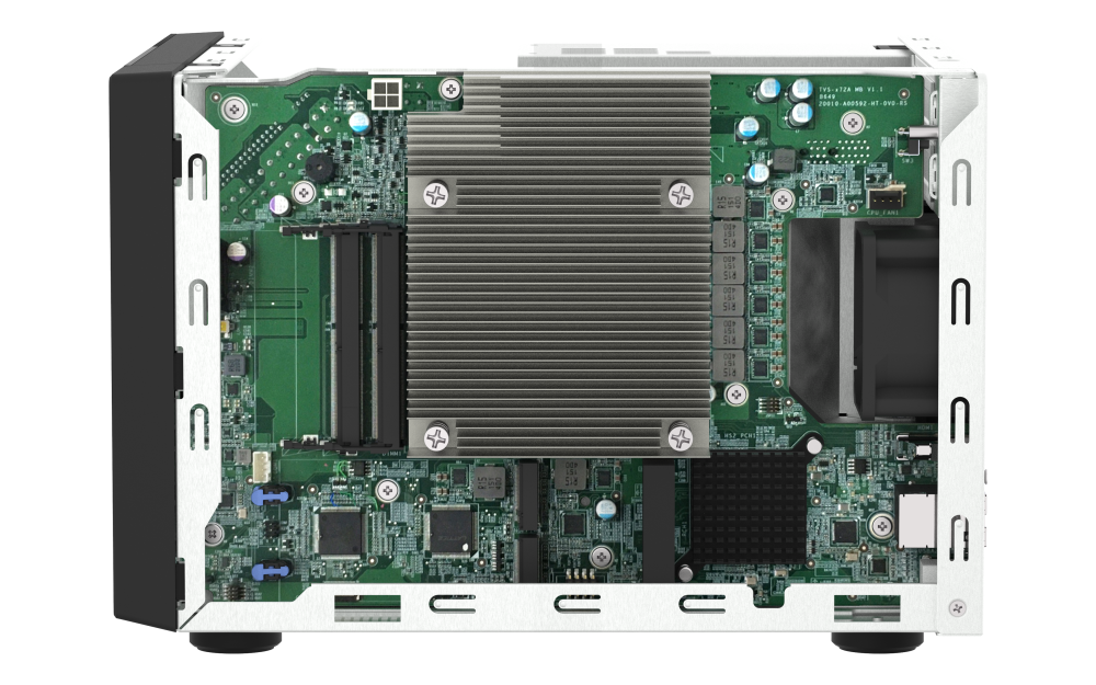 QNAP - TVS-h674-i5-32G-US - QNAP Ultra-High Speed 6 Bay NAS. Intel Core i5-12400 6C/12T, 32GB RAM DDR4 RAM
