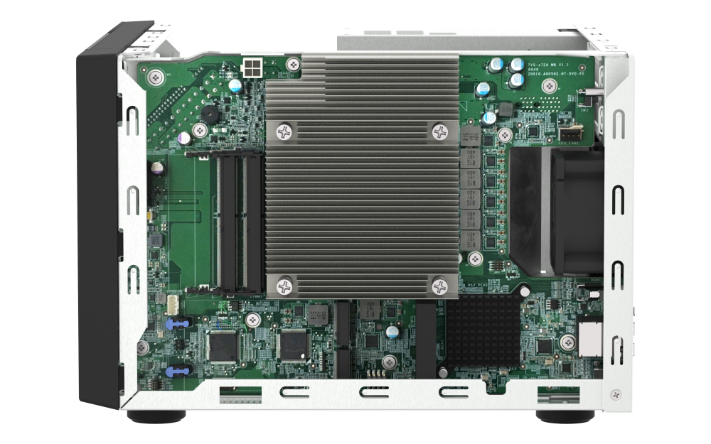 QNAP - TVS-h874-i7-32G-US - QNAP Ultra-High Speed 8 Bay NAS Intel Core i7 12C (8 Performance cores + 4 Efficient cores) /20T Processor