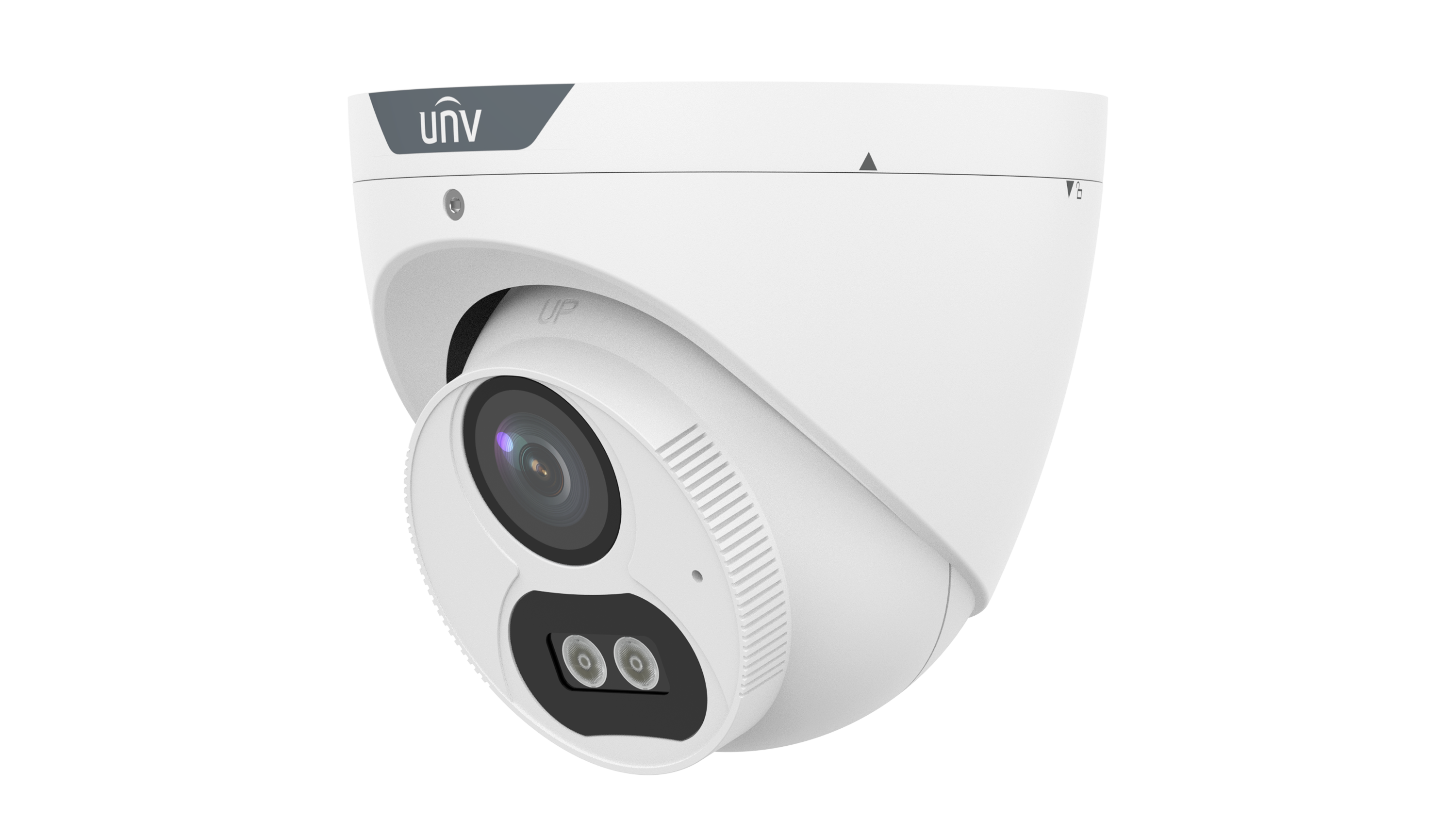 UNV - UAC-T122-AF28M-W - UNV 2MP White Light Analog Turret 2.8mm