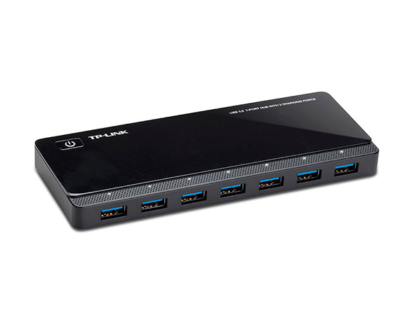 TP-Link - UH720 - UNKETA 7PORT USB 3.0 HUB 2 PERP POWER 12V/4A POWER ADAPTER INCLUDED