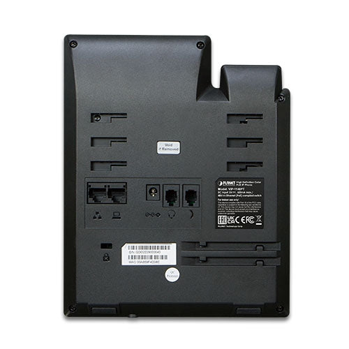 Planet - VIP-1140PT - High Definition Color PoE IP Phone: (2.4-inch Color LCD, Opus & G.722 HD Voice, 4 SIP Lines, Dual 10/100TX LAN, 802.3at/af POE, Multi-Language, 6-way Conferencing, Caller ID, DND, TLS, PoE, QoS, VPN, VLAN, STUN, IPv6, Auto Provi