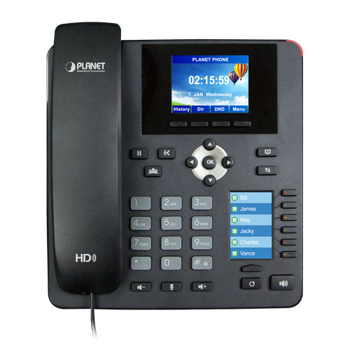 Planet - VIP-2140PT - High Definition Color PoE IP Phone with Dual Display