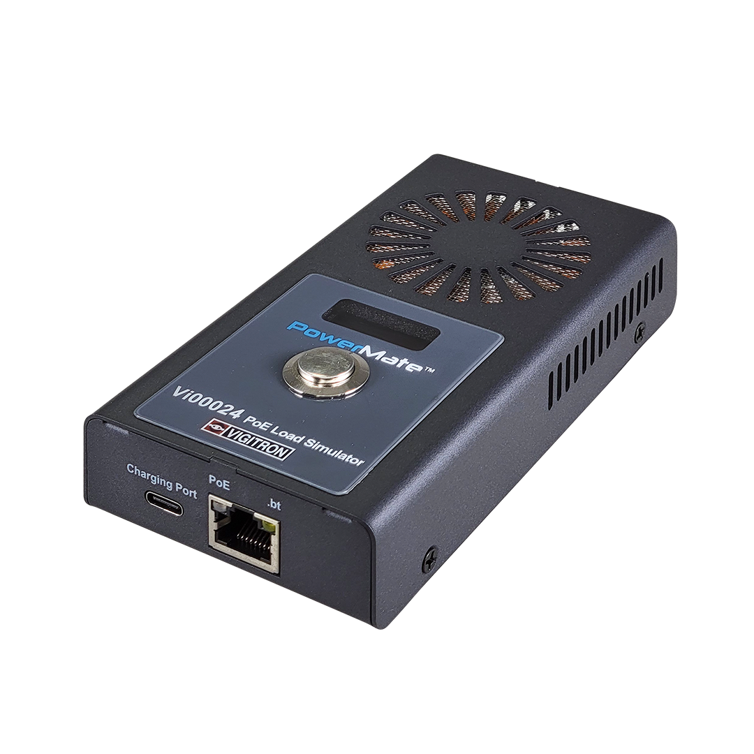 Vigitron - Vi00024 - PowerMate™ PoE Maximum load meter w/ voltage/power meter up to 74W PoE