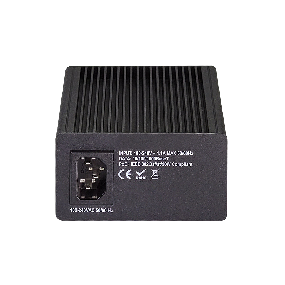 Vigitron - Vi22001U - 1- Port MaxiiPower af/at/bt 90W PoE Midspan w/ built in power supply