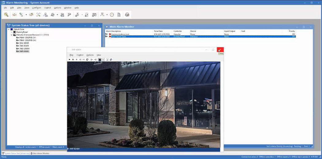 Hanwha - WAVE-VIDLENELOG-INT - Plugin to bring WAVE video into LenelS2 OnGuard. License is valid for one OnGuard server and WAVE systems. Prerequisite: The DV-CH-xxx license from Lenel controls the number of video cameras that can be imported from WA