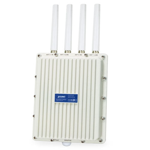 Planet - WDAP-3000AX - Dual Band 802.11ax 3000Mbps Outdoor Wireless AP (IP67, 802.3at PoE+, 4 x N-type connector)