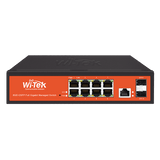 Wi-Tek - WI-MS310GF - 8GE+2SFP uplink Full Giga SNMP Managed Ethernet Switch