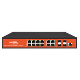 Wi-Tek - WI-PMS312GF - 8GE+4Combo SFP Full Giga 802.3af/at Managed PoE Switch with 8Port PoE (Project model Delivery time 3weeks)