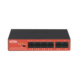 Wi-Tek - WI-PS205H V2 - 4FE + 2FE Uplink Ports 250M Long Range PoE Switch with 4PoE Port