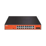 Wi-Tek - WI-PS318GFH - 16GE+2Combo SFP PoE Switch with 16Port PoE