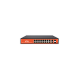 Wi-Tek - WI-PS320GF - 16GE+2Combo SFP Full Giga 802.3af/at PoE Switch with 16Port PoE(Project model Delivery time 3weeks)