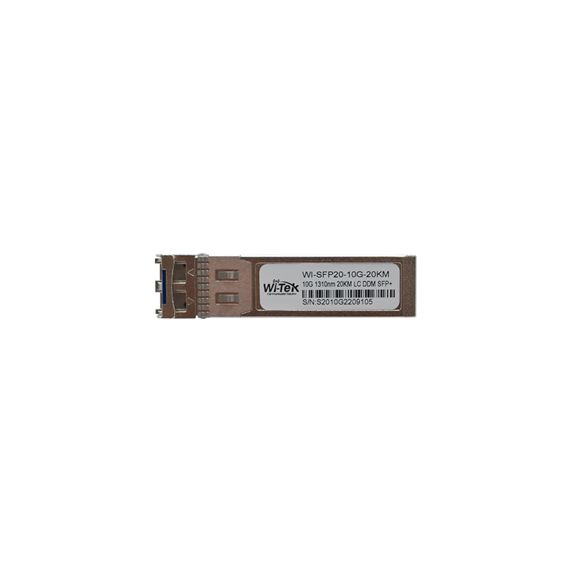 Wi-Tek - WI-SFP20-10G-20KM - 20KM 10Gbps Single module Double Fiber Transceivers(Sell in PCS)