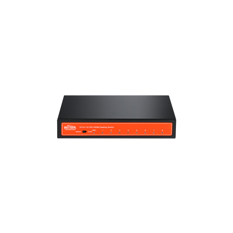 Wi-Tek - WI-SG108 - 8xGigabit Ethernet Switch with Steel Case