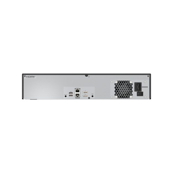 Hanwha - WRN-1632-6TB - 2U WAVE NVR (Intel based) with 4 Professional licenses, 6TB RAW, supports: 32 channels, Wisenet WAVE pre-installed, H.264/H.265/MJPEG, 4 fixed internal SATA HDDs (10TB max per HDD), Wisestream technology, HDMI/DP output, Dual 