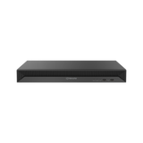 Hanwha - WRN-816S-16TB - 1U WAVE PoE NVR (Intel based) with 4 Professional licenses, 16TB RAW, supports: 16 channels with 8 PoE/PoE+ ports (PoE Budget 100W), Wisenet WAVE pre-installed, H.264/H.265/MJPEG, 2 fixed internal SATA HDDs (10TB max per HDD)