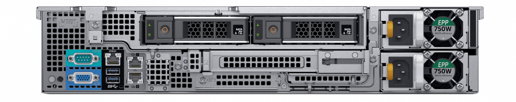 Hanwha - WRR-P-S202S-16TB - Wisenet WAVE optimized 2U rack server