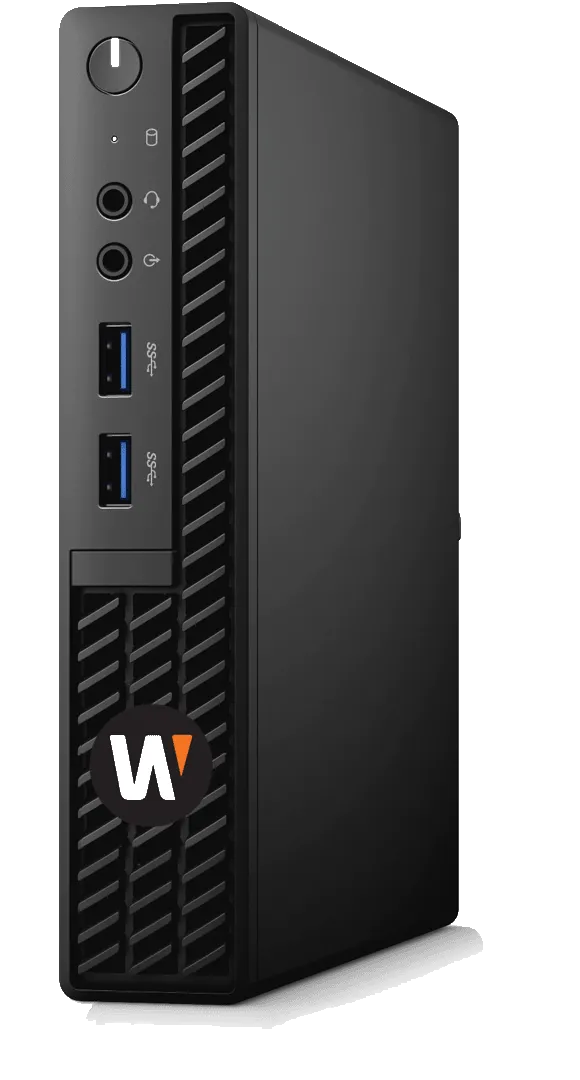 Hanwha - WRT-P-3101W-8TB - Mini-Tower Form Factor WiseNet WAVE Recording Server with 8TB HDD