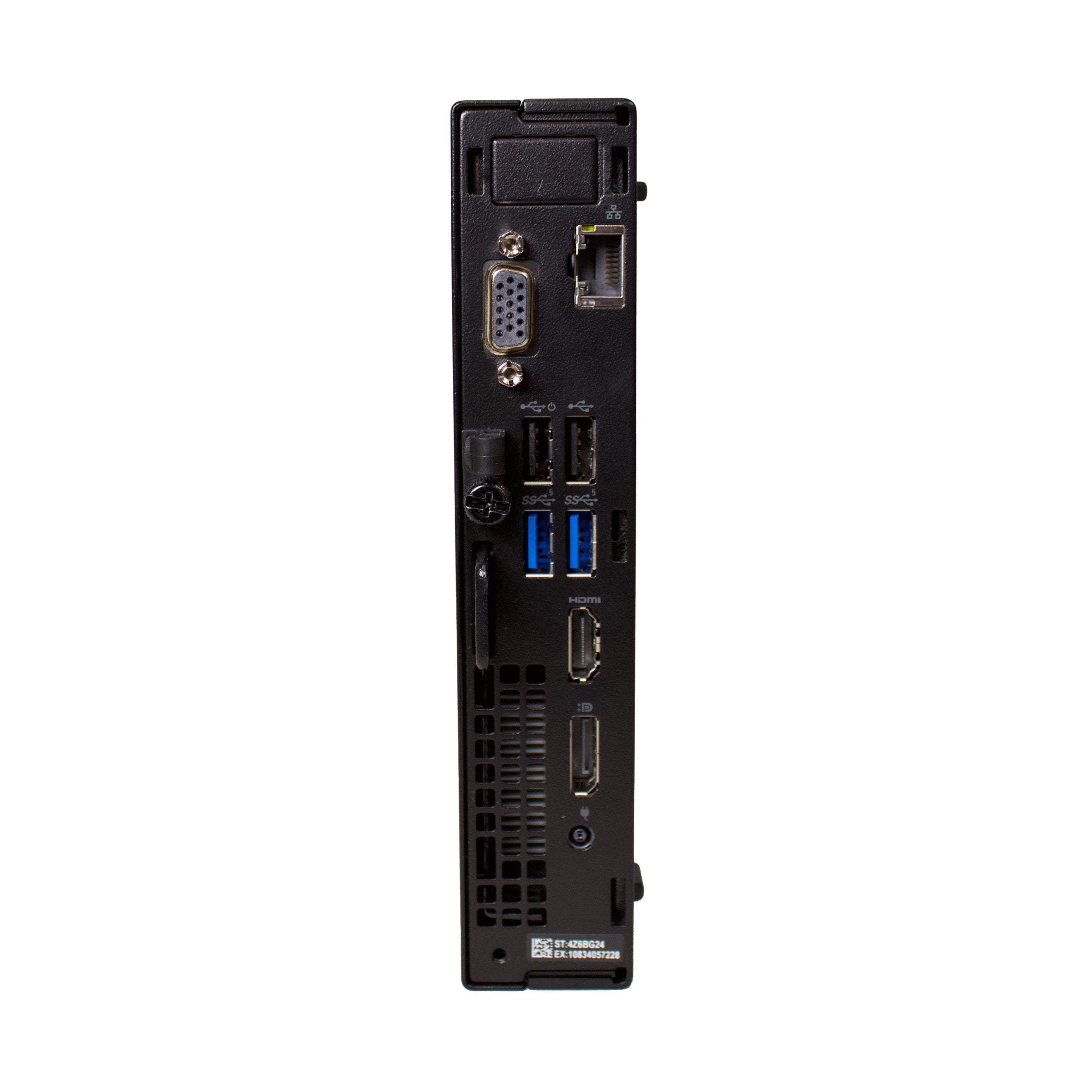 Hanwha - WRT-P-3104MW1-1TB - Micro form factor Wisenet WAVE Network Video Recorder with 4 Professional licenses, Wisenet WAVE pre-installed, 1TB raw, 45 Mbps recording B/W, (1) M.2 SSD, (14th Gen) Intel Core i3, 8GB RAM, 256 GB SSD OS Drive, Windows 
