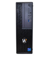 Hanwha - WWT-P-5404L - Small form factor Wisenet WAVE  Client Workstation for 4 monitor output, Wisenet WAVE pre-installed, (14th Gen) Intel Core i5, 16GB RAM, 256 SSD OS Drive, Ubuntu Linux 22.04 LTS, Single GbE NIC, (1) VGA, (1) HDMI, (1) DisplayPo
