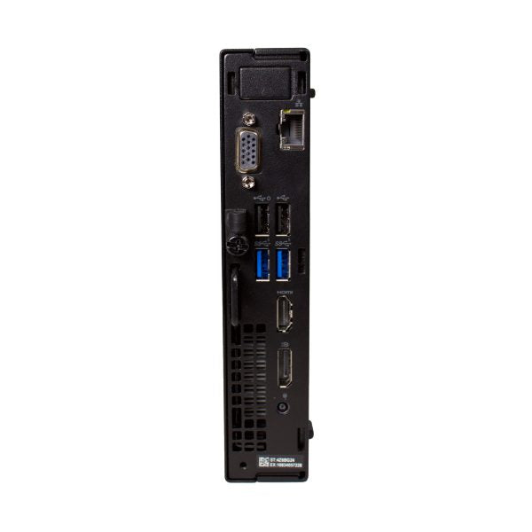 Hanwha - WWT-P-7204MW - Micro form factor Wisenet WAVE Client Workstation for 2 monitor output, Wisenet WAVE pre-installed, (14th Gen) Intel Core i7, 16GB RAM, 256GB SSD OS Drive, Windows 10 IoT Enterprise, Single GbE NIC, (1) VGA, (1) HDMI, (1) Disp