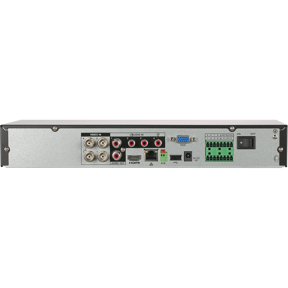 Dahua - X51C1E - 4CH Analytics+ Penta-brid XVR H.265 5M-N Mini 1U 1 SATA Bays