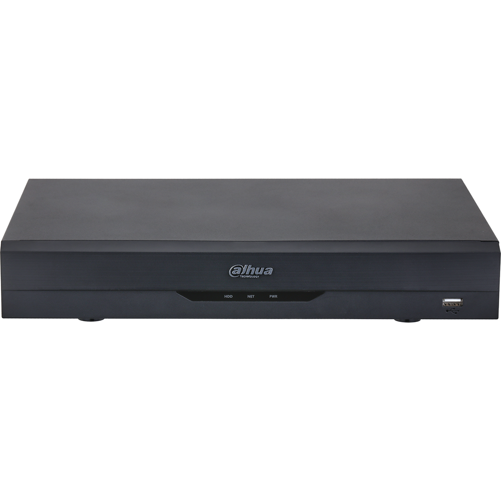 Dahua - X81B1E2 - 4CH Analytics+ Penta-brid XVR H.265 4K Mini 1U 1 SATA Bay, 2TB Pro Series