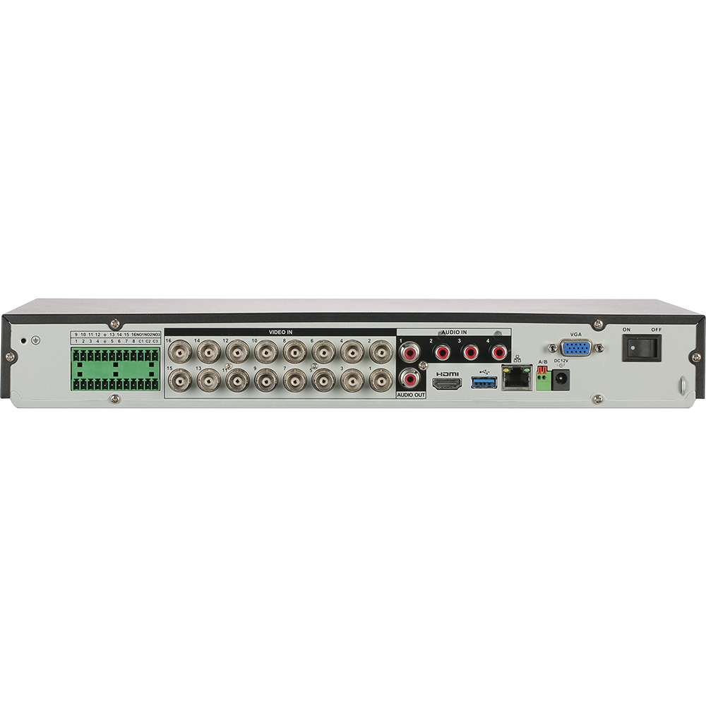 Dahua - X82B3A8 - 16CH Analytics+ Penta-brid XVR H.265 4K 1U 2 SATA Bays, 8TB