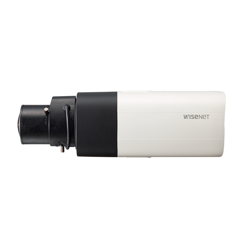 Hanwha - XNB-8000 - Wisenet X powered by Wisenet 5 network box camera, 5MP @30fps, simple focus, triple codec H.265/H.264/MJPEG with WiseStream II technology, 120dB WDR, USB port for easy installation, advanced video analytics and sound classificatio