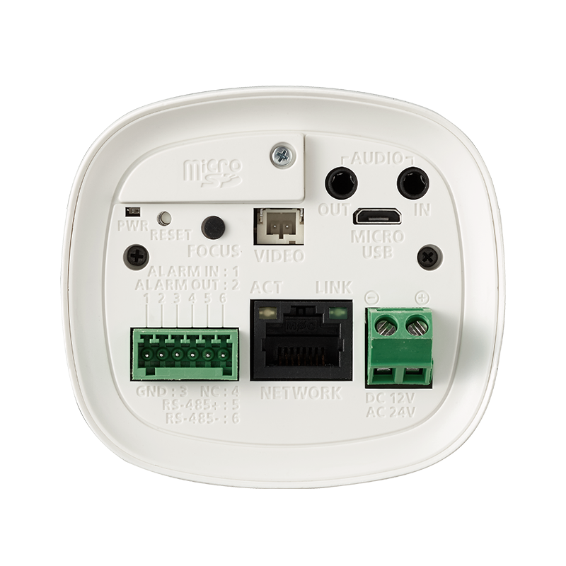 Hanwha - XNB-8000 - Wisenet X powered by Wisenet 5 network box camera, 5MP @30fps, simple focus, triple codec H.265/H.264/MJPEG with WiseStream II technology, 120dB WDR, USB port for easy installation, advanced video analytics and sound classificatio