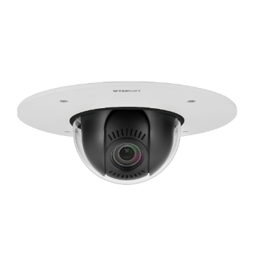 Hanwha - XND-8081FZ - 5MP Flush Mount Network Dome PTRZ Camera