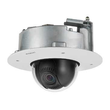 Hanwha - XND-8081FZ - 5MP Flush Mount Network Dome PTRZ Camera