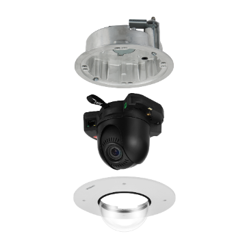 Hanwha - XND-8081FZ - 5MP Flush Mount Network Dome PTRZ Camera