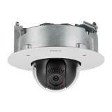 Hanwha - XND-8081FZ - 5MP Flush Mount Network Dome PTRZ Camera