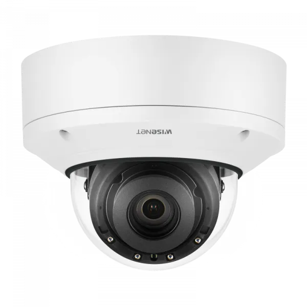 Hanwha - XND-8082RV - Wisenet 7 X-plus series network IR vandal indoor camera, 6MP @ 30fps, motorized vari-focal lens 3x (2.8~8.4mm), triple codec H.265/H.264/MJPEG with WiseStreamII technology, Extreme WDR, USB and CVBS port for easy installation, a