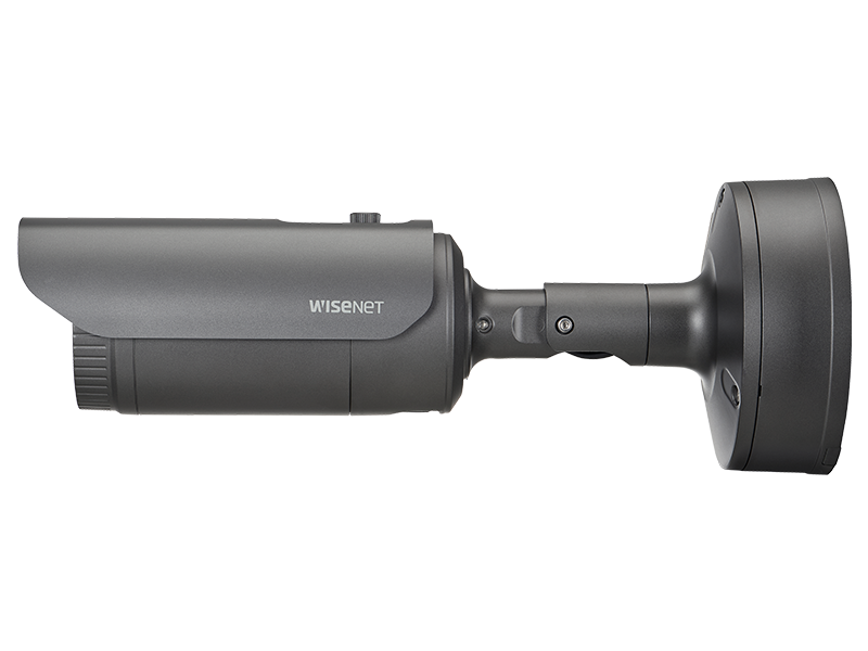 Hanwha - XNO-6120R - Wisenet X powered by Wisenet 5 network IR outdoor bullet camera, 2MP, Full HD(1080p) @60fps, 12X optical zoom lens (5.2mm ~62.4mm) (54.58º ~ 5.30º), triple codec H.265/H.264/MJPEG with WiseStream II technology, 150dB WDR, USB por