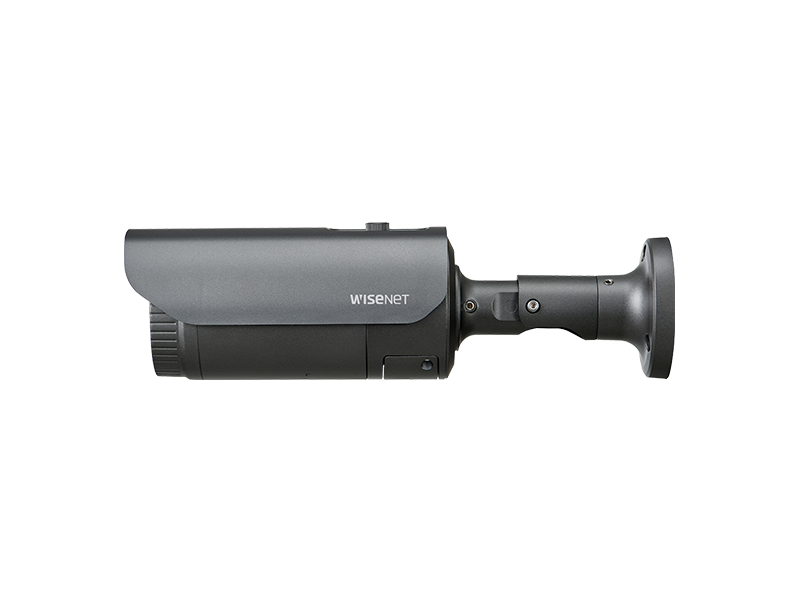 Hanwha - XNO-L6080R - Wisenet X powered by Wisenet 5 network IR outdoor bullet camera, 2MP, Full HD(1080p) @60fps, motorized vari-focal lens 3.1x (3.2~10mm) (109°~33.2°), triple codec H.265/H.264/MJPEG with WiseStream II technology, 120dB WDR, USB po