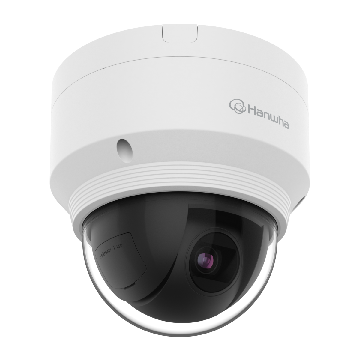 Hanwha - XNP-6120HW - Wisenet X powered by Wisenet 5 network outdoor PTZ camera, 2MP, Full HD(1080p) @ 60fps, 12X optical zoom lens (5.2mm ~62.4mm) (54.58º ~ 5.30º), Pan: 360° endless. Tilt: -5°~ 185°, triple codec H.265/H.264/MJPEG with WiseStream I