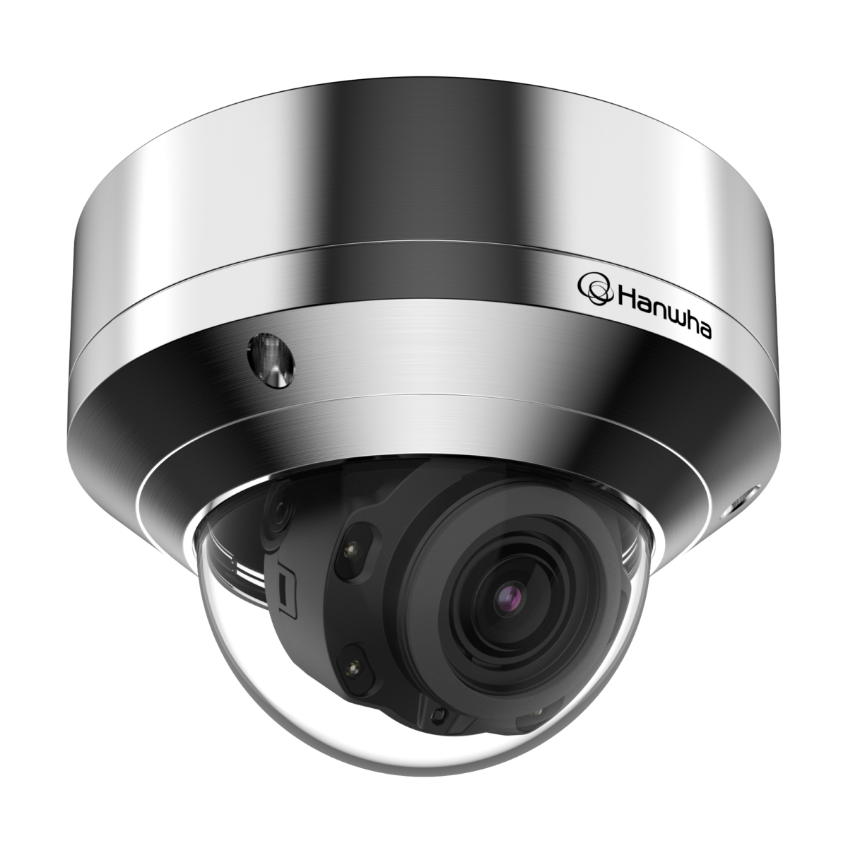 Hanwha - XNV-8080RSA - 5MP Stainless Steel IR Vandal Dome