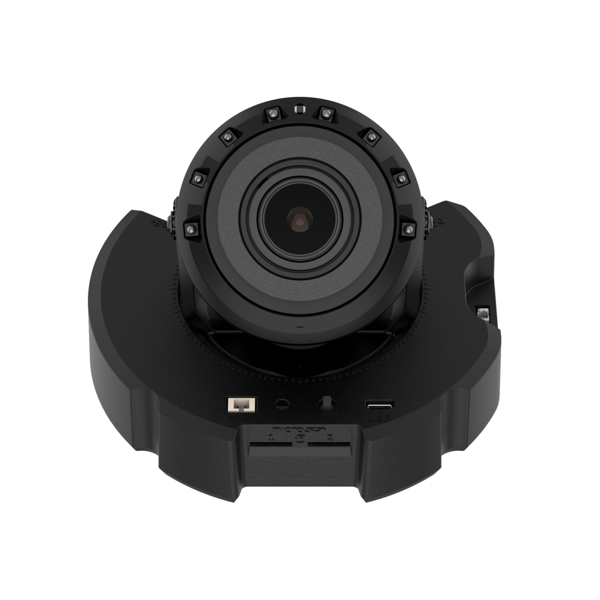 Hanwha - XNV-8083RX - Powered by WN7, X-Plus series, Network AI IR Outdoor Camera Module, 6MP resolution @ 30FPS, 4.4~9.3mm(2.1x) (112.1°~47.5°) motorized varifocal lens, Triple codec (H.265/H.264/MJPEG), IR viewable length 50m (164ft), USB port for 