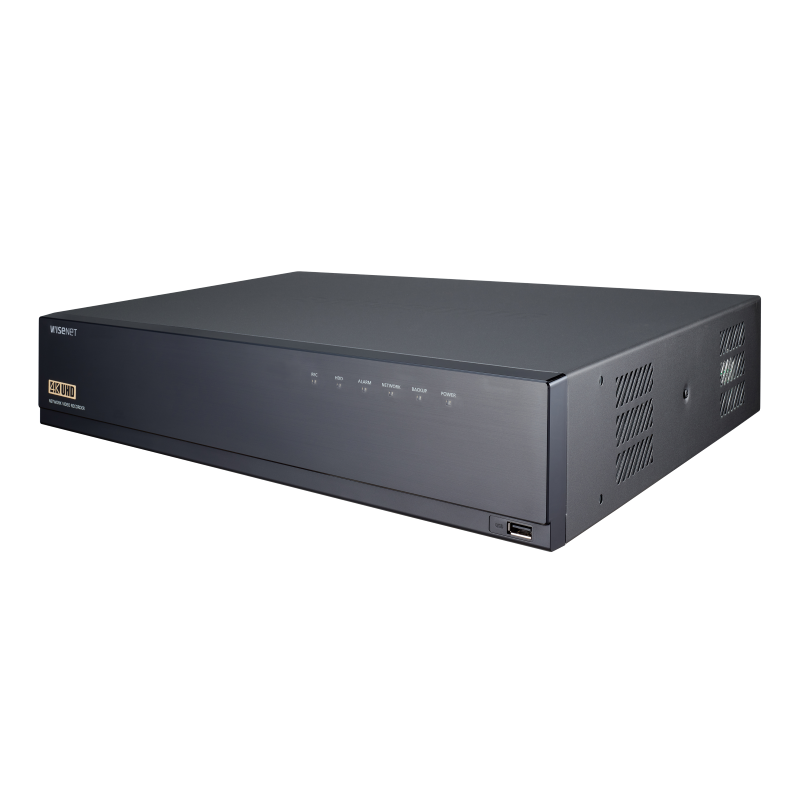Hanwha - XRN-1610SA-16TB - WiseNet X Series 16-Channel 12MP PoE+ NVR with 16TB HDD