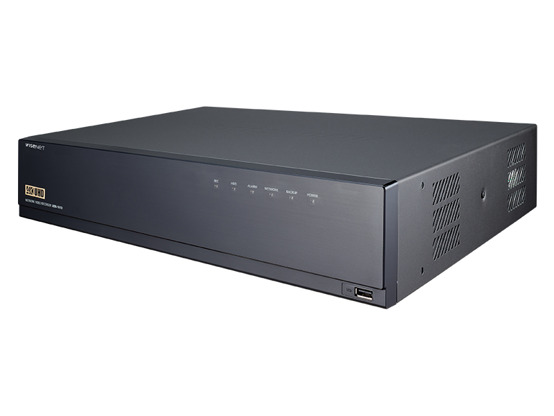 Hanwha - XRN-1610-12TB - 16CH 4K 180Mbps NVR-12TB
