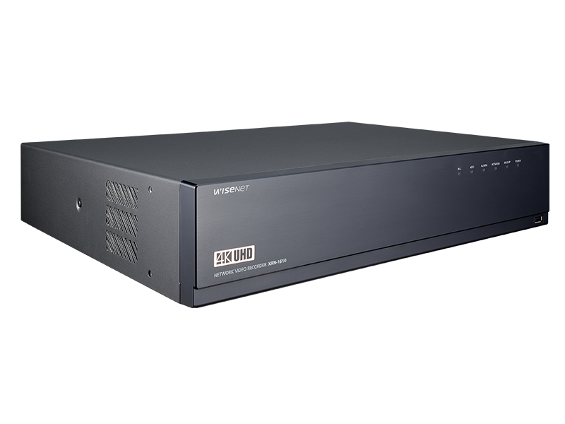 Samsung - XRN-1610-16TB - 16CH 4K 180Mbps NVR-16TB