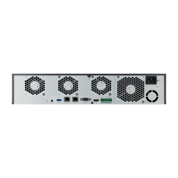 Hanwha - XRN-1620B2-8TB - 8K NVR (Intel based), 8TB RAW, 16 channels, H265,H264, MJPEG, 8 fixed internal SATA HDDs (10TB max per HDD), ARB (Automatic Recovery Backup), 140 Mbps recording / up to 32 Mbps playback, Dual stream recording, WiseStream tec